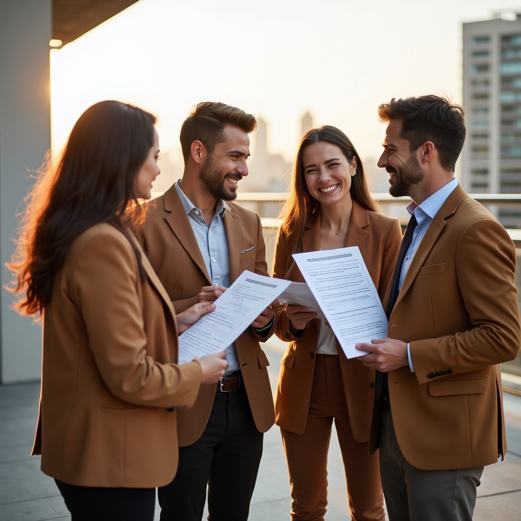 Profesioniști din industrii diferite participând la un atelier de scriere persuasivă